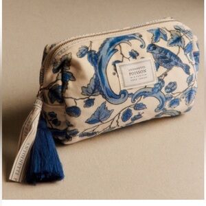 NWOT Sezane Antoinette Poisson make up bag